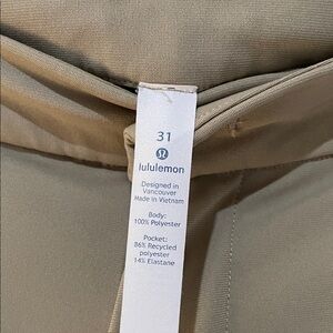 lululemon athletica Straight Leg Pants in Olive/Tan
